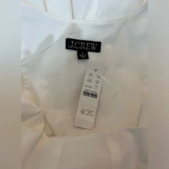 J. Crew White Mini Dress - Picture 9 of 10